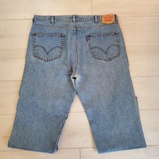 Vintage Levi  s 550 Jeans Men  s 42x32 Relaxed Fit Blue Y2K Medium Wash Classic