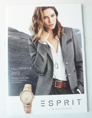 Esprit The Finest Collection Fall Winter 2013 Uhren Schmuck Katalog schön B11162