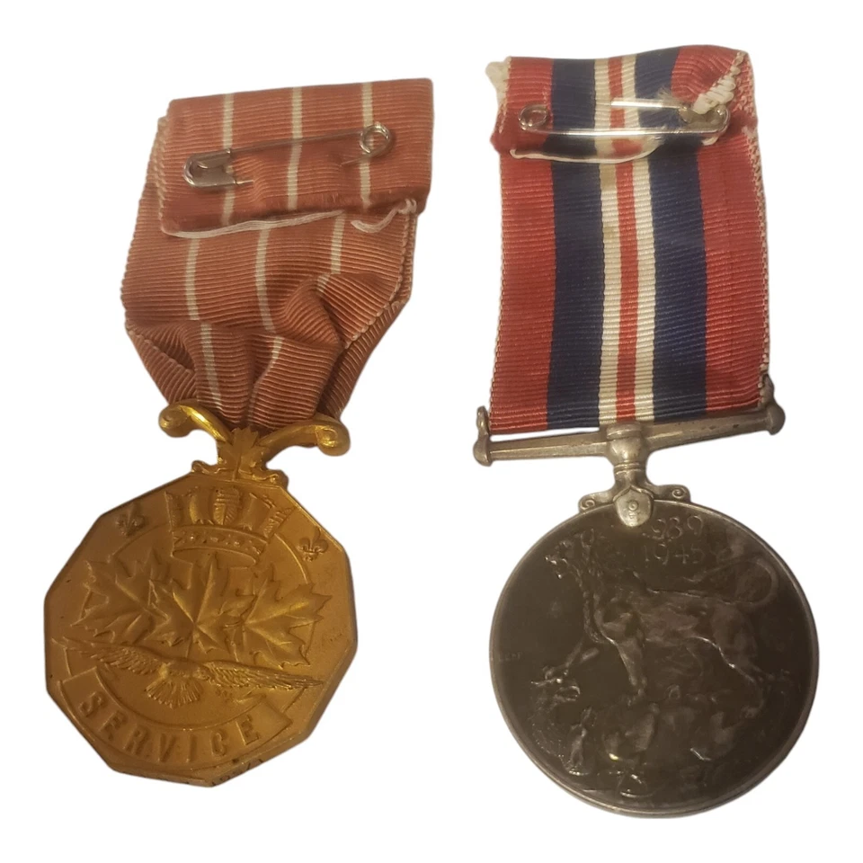 WW2 1939-1945 & QEII Canadian Decoration Medal - Matching IDs - Image 2 of 4