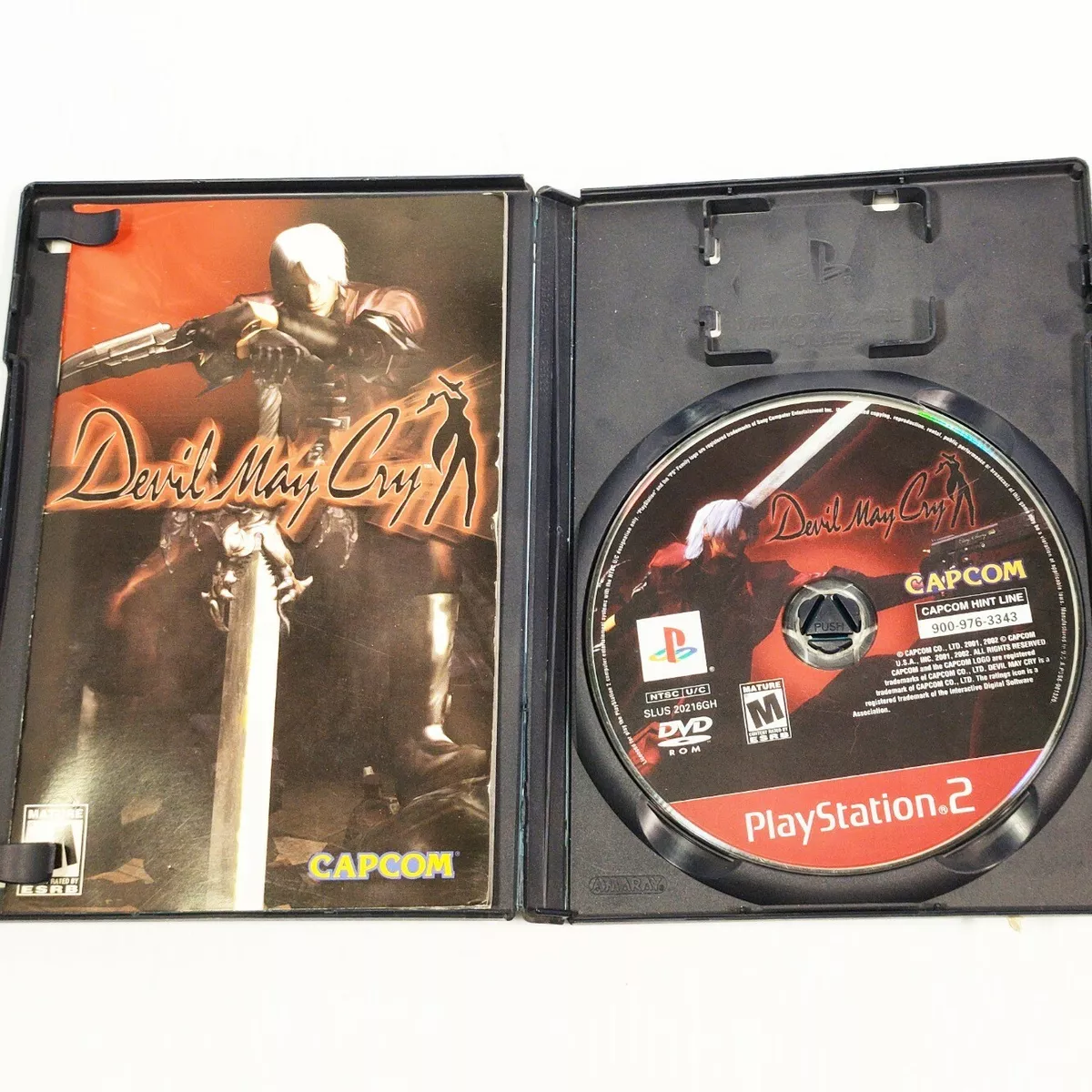 DEVIL MAY CRY (Sony PlayStation 2, PS2) Video Game Rated M Capcom  13388260041