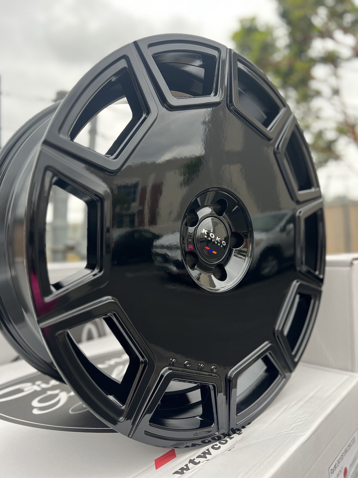 (4) 26X10 KOKO KUTURE SICILY GLOSS BLACK(5X112)ROLLS ROYCE CULLINAN BENZ G63 AMG
