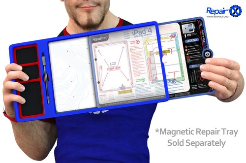 Apple iPad 4 wifi Repair Non-Magnetic Screw Mat RepairX Hero - 第 4/4 張圖片
