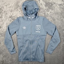 West Ham 2024/2025 Hooded Training Jacket *BNWT* Umbro Small Betway Flint/Stone