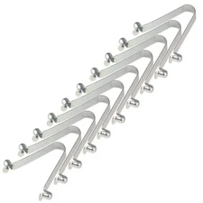 Concrete Button Handle Replacement Double Button Clips (10 Pack)