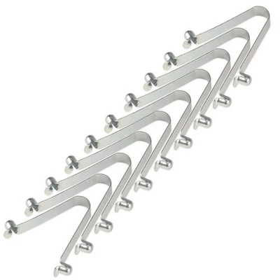 KRAFT TOOL Concrete Button Handle Replacement Double Button Clips (10 Pack)