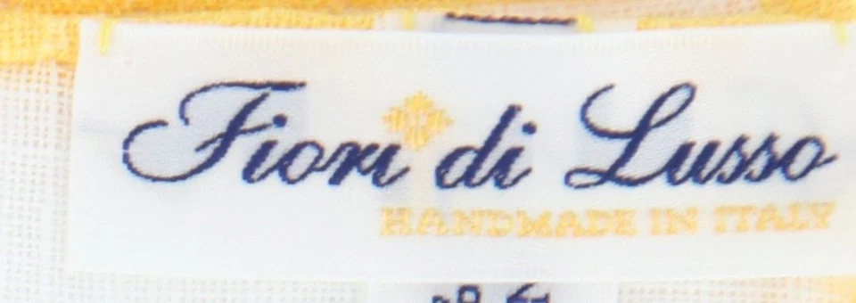 Fiori Di Lusso White Geometric Pocket Square - 12" x 12" (FL726177) - Image 4 of 4