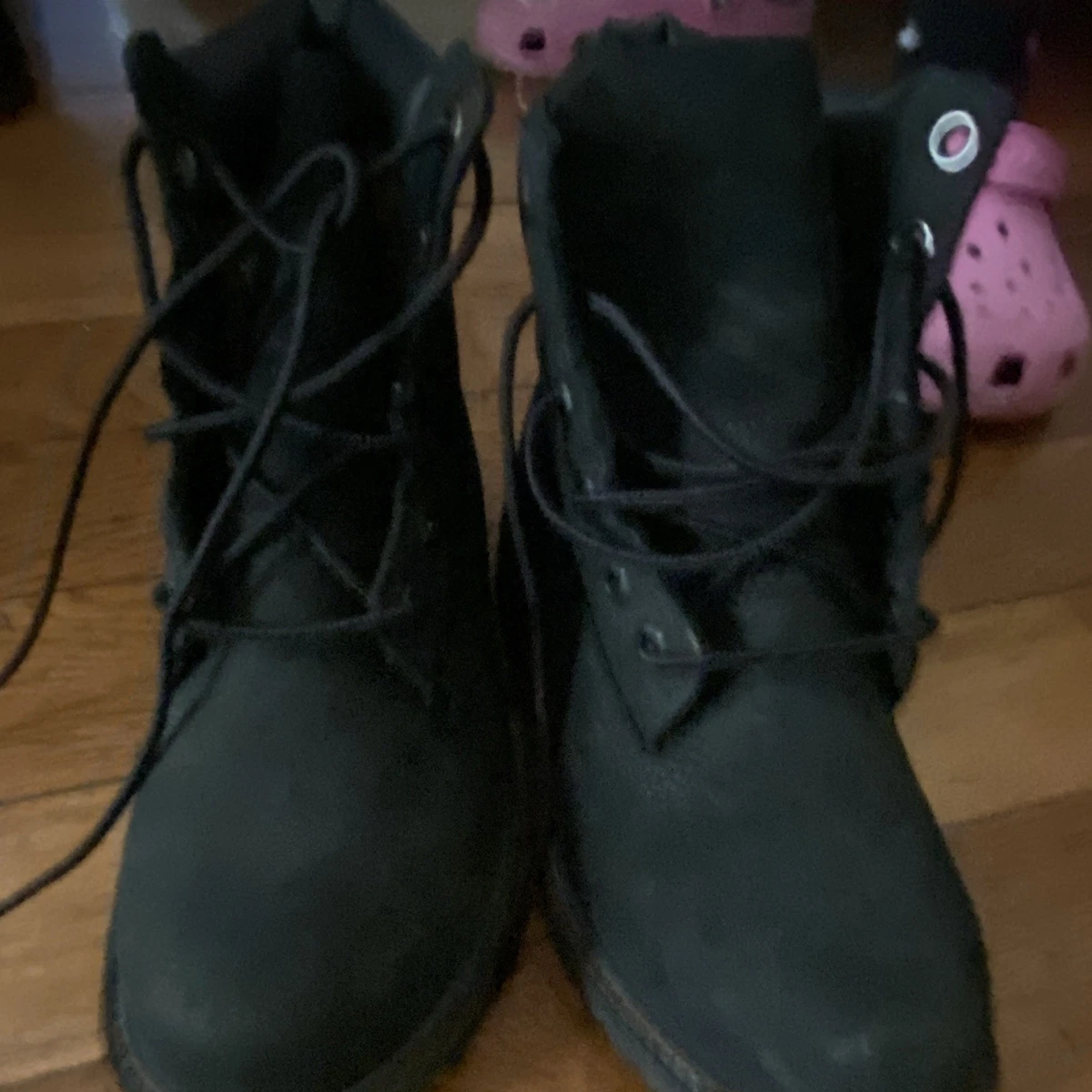 Timberland Black Ankle Boots Mens 12 M Timberland Timberland Workwear Boot - Leather Waterproof  main image 2