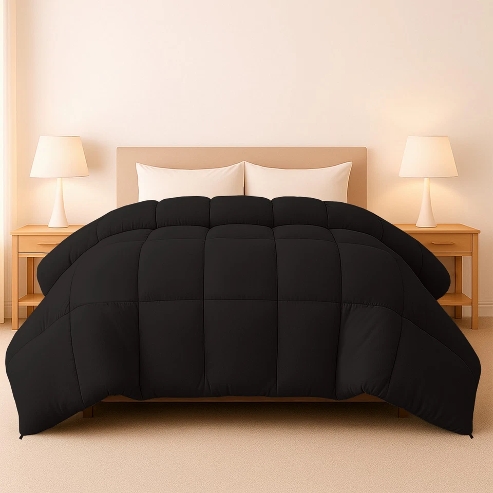 Ultra Soft Down Alternative Comforter Reversible Duvet Insert With Corner Tabs - Image 3 of 4
