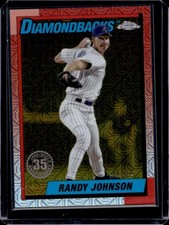 2025 Topps Randy Johnson 1990 Baseball Chrome Silver Pack Gold Refractor #/50