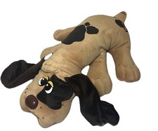 Vintage 1985 Tonka Pound Puppies Plush   18  Brown with Black Spots Floppy Ear