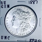 1887 BU GEM MORGAN SILVER DOLLAR UNC MS+++ U.S. MINT RARE COIN 8920