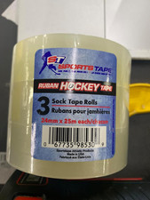 Hockey Tape Multipack, Clear, 3 Rolls