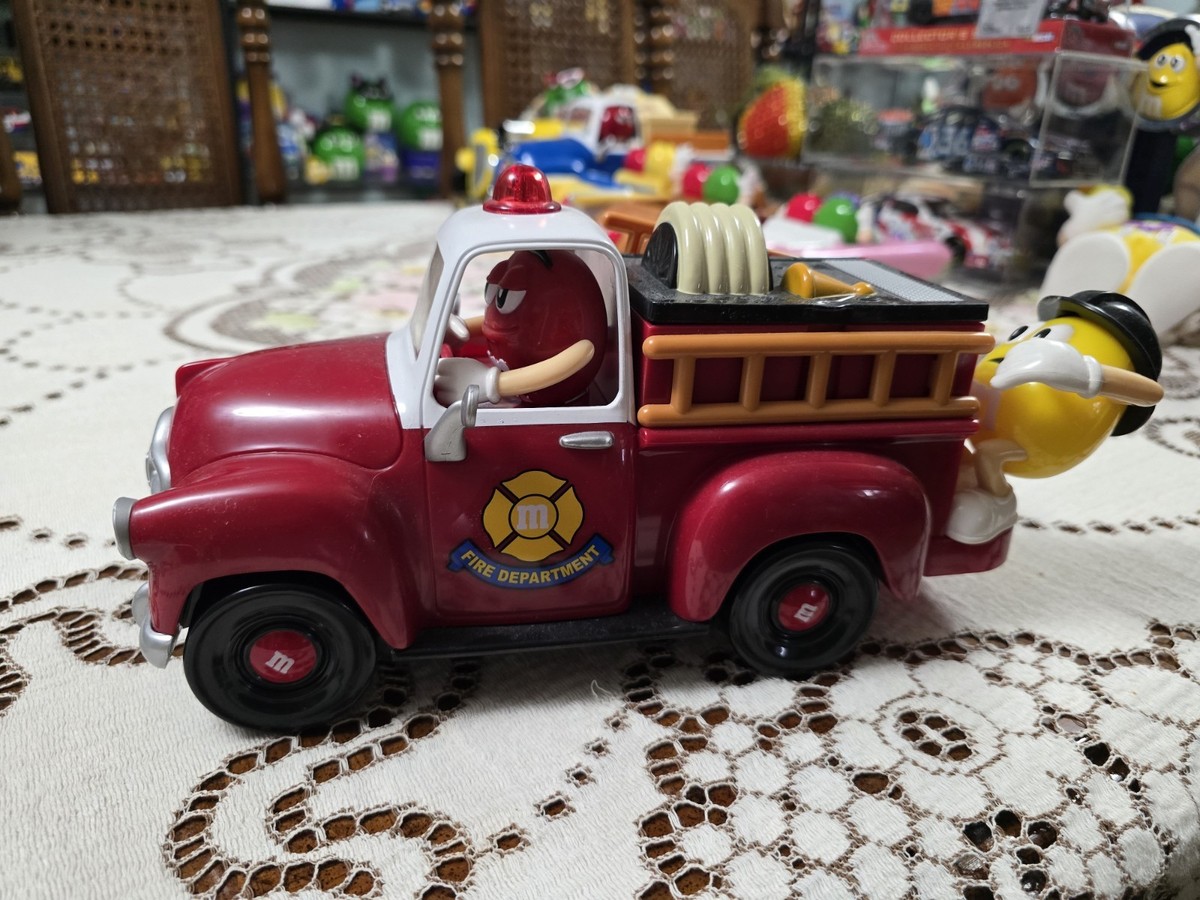 Limited Edition M&M Firetruck Candy Dispenser | eBay