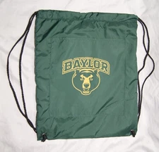 Baylor Bears Backpack Cooler Drawstring Gym Bag Green