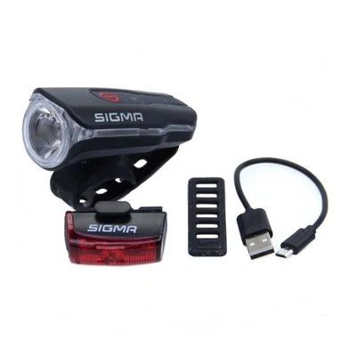 Sigma Akku-LED-Leuchtenset Aura 60 / Infinity - Fahrradbeleuchtung - Bild 1 von 4