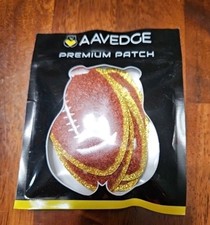 5 PCS Football Patches Football Iron On Patch Sports Patches Football Appliqu...