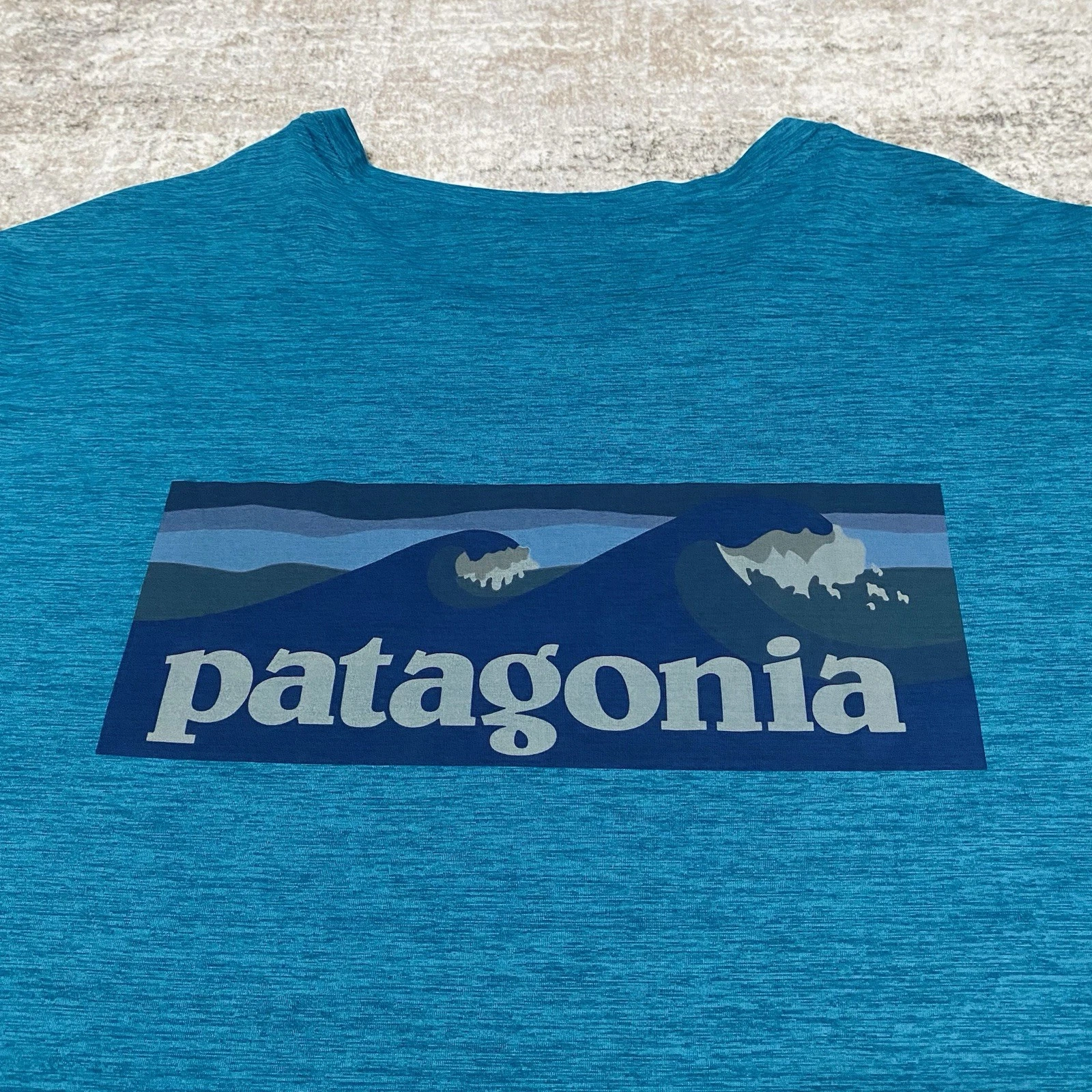Patagonia Capilene Cool Daily Graphic T-Shirt Sz XL Long Sleeves Green Logo EUC.
Opens in a new wind