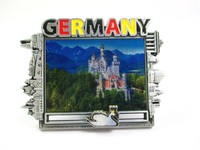 Schloss Neuschwanstein Metall Magnet Mit Schieber Schwan Souvenir Germany