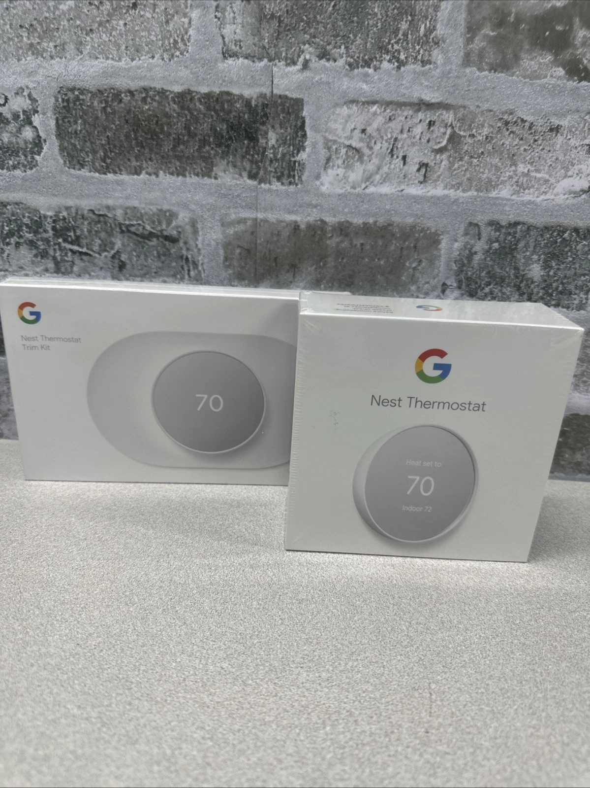 Google Nest Thermostat With Nest Trim Kit- Smart Programmable WiFi Snow
Opens in a new window or tab