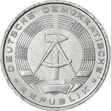 #225802 GERMAN-DEMOCRATIC REPUBLIC, 10 Pfennig, 1967, Berlin, Aluminium, VZ, K