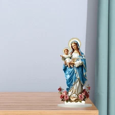 Blessed Mary with Child Jesus Sign Religious Sign 2D Art Collection Desktop