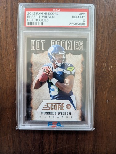 2012 Panini Score Russell Wilson Hot Rookies #22 Psa10 - Picture 1 of 2