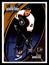 2002 ITG Be A Player Signature Series Gold Signatures Michal Handzus Auto