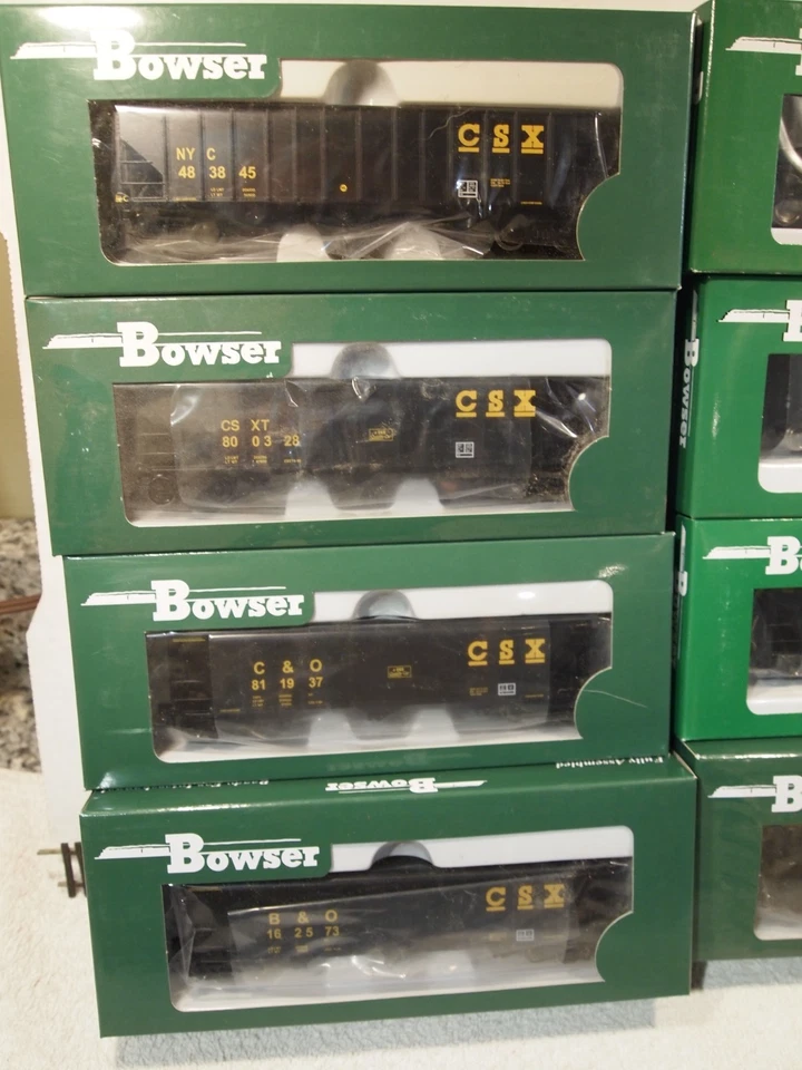 BOWSER H.O. CSXT 100ton HOPPER CARS (POST CHESSIE) LOT OF 30 DIFF.NUMBERS - Image 4 of 4