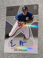 EVAN APPELWICK 2020 LEAF PERFECT GAME SHIMMER AUTOGRAPH #1/1 MIAMI OH REDHAWKS