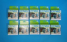  10 Lot DYMO Genuine LabelWriter Multipurpose 1 x 1 White 750 Labels Roll 30332