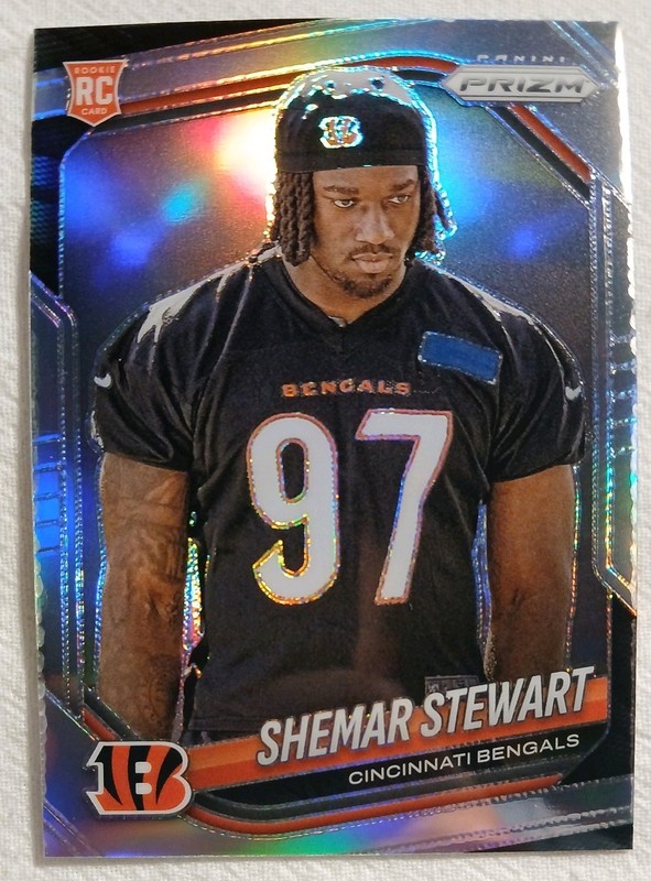 2025 Prizm Football Shemar Stewart Silver Holo Rookie RC Pittsburgh Steelers