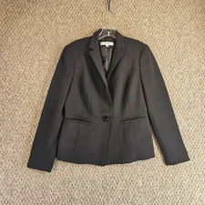 Jones Studio Separates Blazer Womens Sz 8 Single Button Black