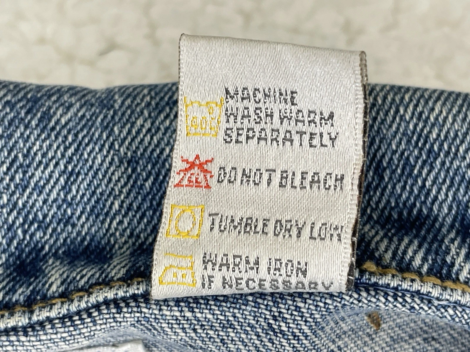 VTG Tehama-Clint Eastwood American Flag Embroidered Denim/Jean Jacket Unisex S - product detail image 24