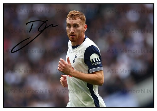11376. Dejan Kulusevski Signed Pictures A4 Prints Tottenham Sweden Juventus etc.