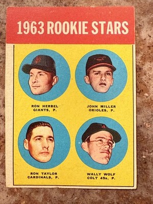 TOPPS # 208 1963 ROOKIE STARS