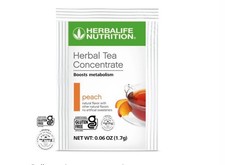 Herbalife Nutrition Peach Tea Concentrate 30 To Go Packets Drink Mix
