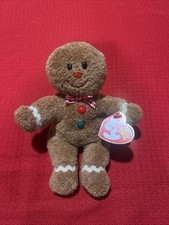 2007 Ty Beanie Baby Hansel The Christmas Gingerbread Man With Tag Rare Retired