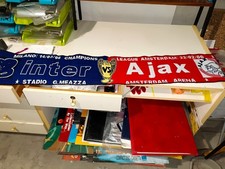 LOTTO 10 SCIARPE COPPE INTER MILAN FIORENTINA ALL BLACKS