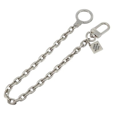 LOUIS VUITTON Chainne Anneau Cles Key Holder metal Silver M65774 LV Auth 181147