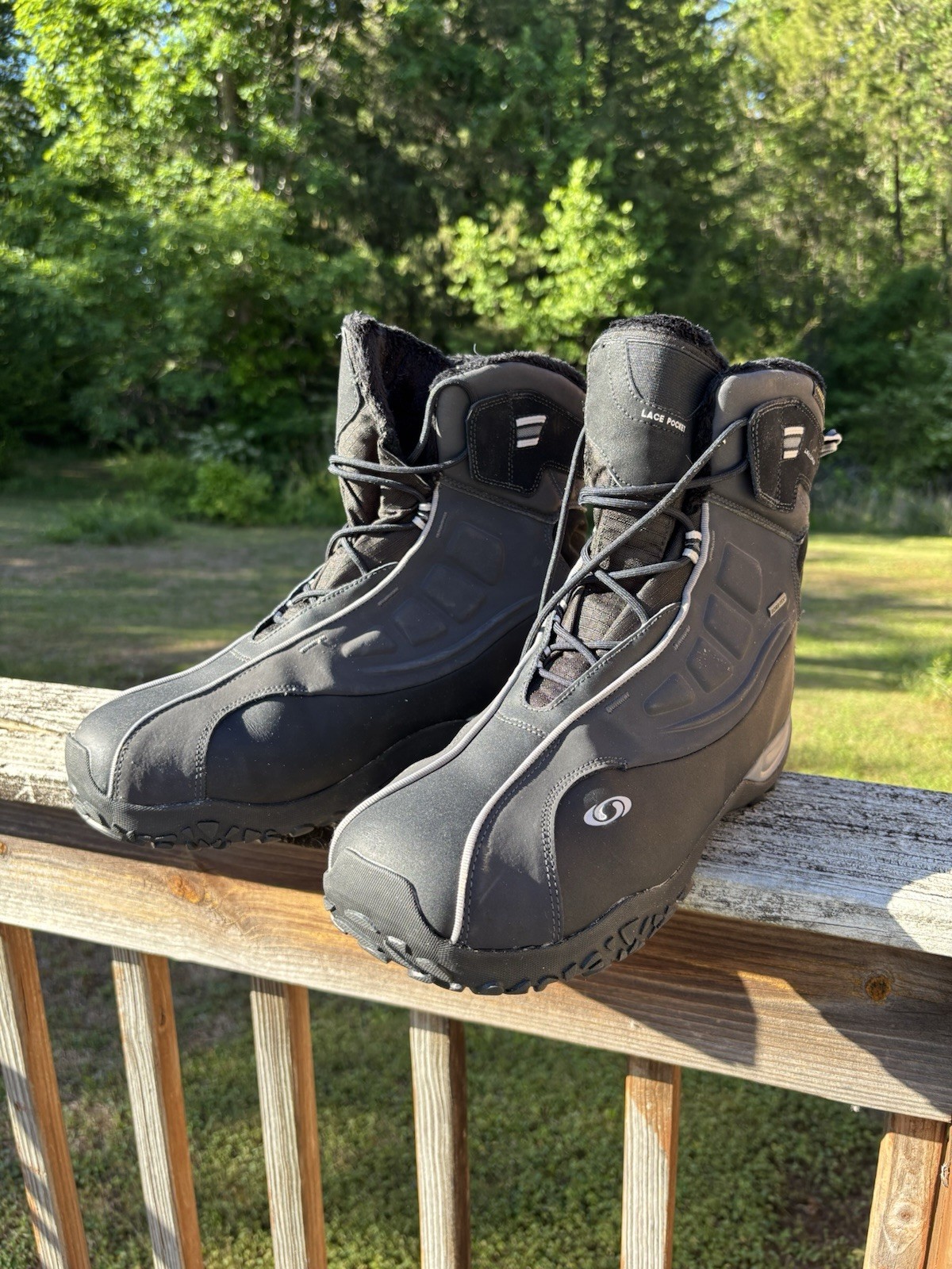Salomon B52 TS GTX black winter boots Size 14