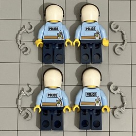 Lego  City Police Officer 952101 Policeman and Helicopter Lot Of 4 H4 28