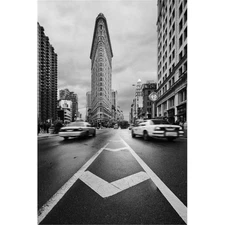 Giant Art 72x48 Taxiiii Fine Art Giant Canvas Print in White