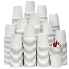 Vumdua 800-Pcs 6oz Disposable Paper Coffee Cups Hot Cold Beverage Drinking Cup