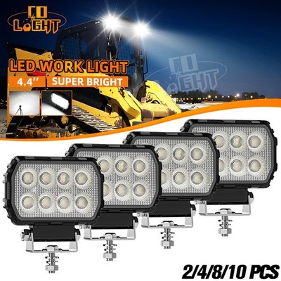 4.4'' Powerful LED Work Lights Engineering Truck Pickup Flood Tractor Driving ATV