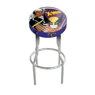 Open Box Arcade1Up X Men Adjustable Arcade Stool– Retro Gaming Seat 21.5"–29.5"