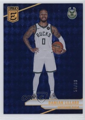 2023-24 Donruss Elite Blue 58/99 Damian Lillard #92 0t30