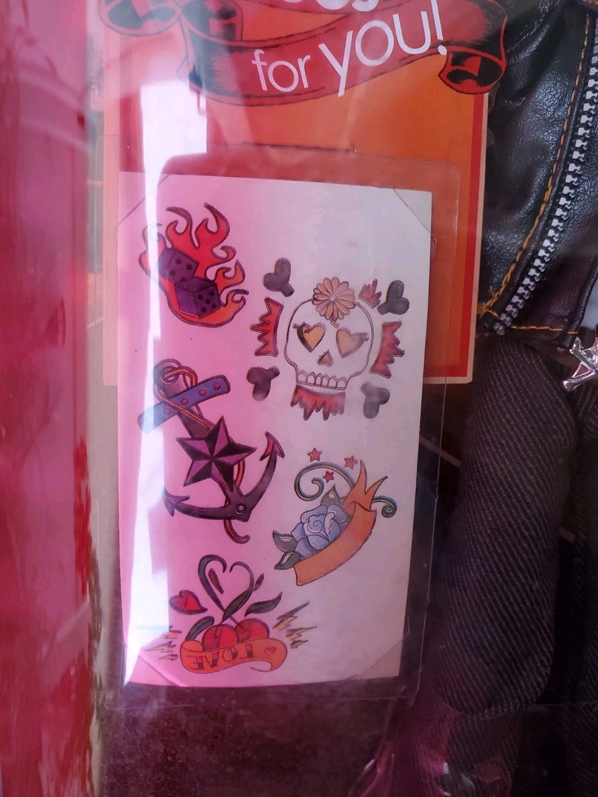 Bratz Boyz CADE Doll With Tattoos in Biker Outfit MGA *NEW* *NICE*