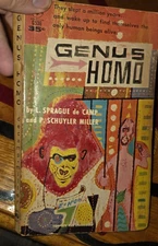 Genus Homo L. Sprague de Camp PB 1st Berkley (1961)