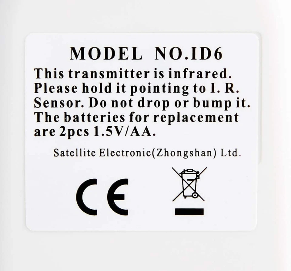 78095 Telecomando per Ventilatore Da Soffitto E Luce a Infrarossi - Immagine 4 di 4