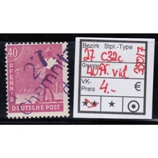 District 27 No. C 032c (violet) Chemnitz ** 40 Pf.